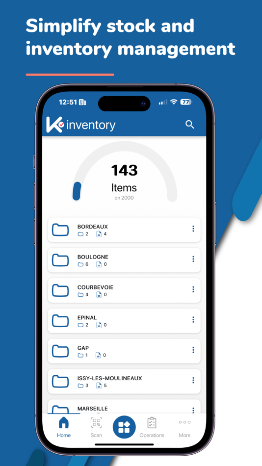 #1. K inventory (iOS) 作者: K-Technology & Services