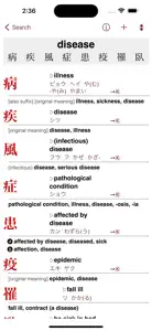 Kodansha Kanji Synonyms Guide screenshot #3 for iPhone