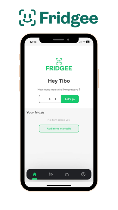 Fridgee App Screenshot