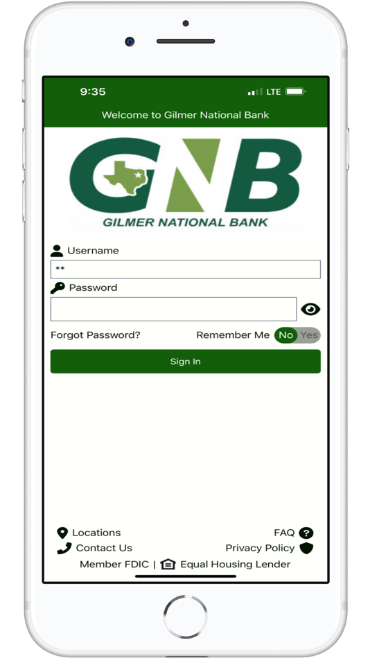 #1. GNB i2mobile (iOS) 由: Gilmer National Bank