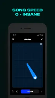 pitchy: sped up slow down song iphone screenshot 3