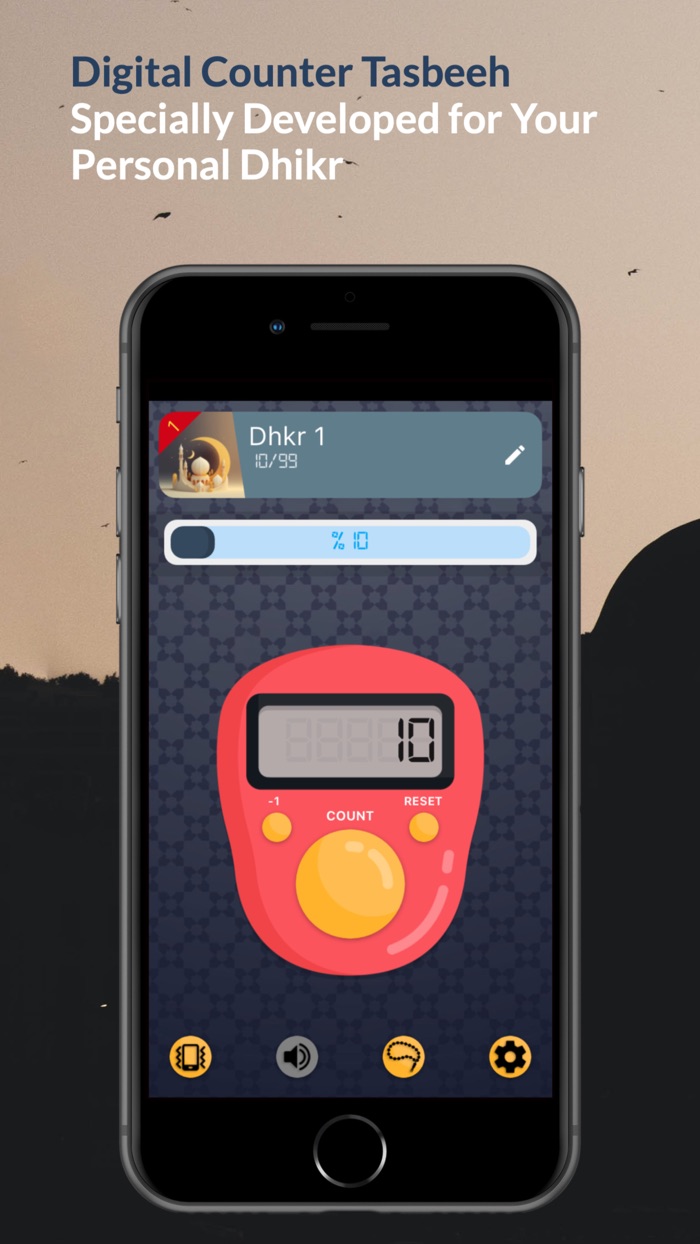 Digital Counter Tasbeeh