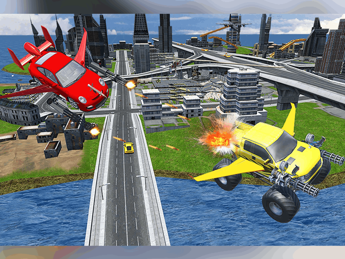 Futuristic Flying Car 2018