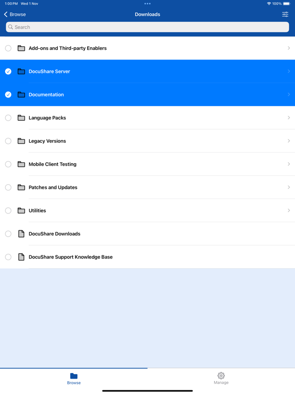 Screenshot #6 pour Xerox DocuShare