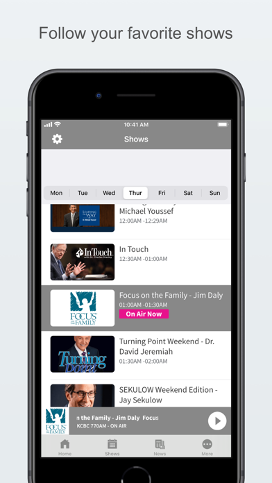 KCBC Radio Screenshot