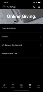 The Refuge Mobile App screenshot #4 for iPhone