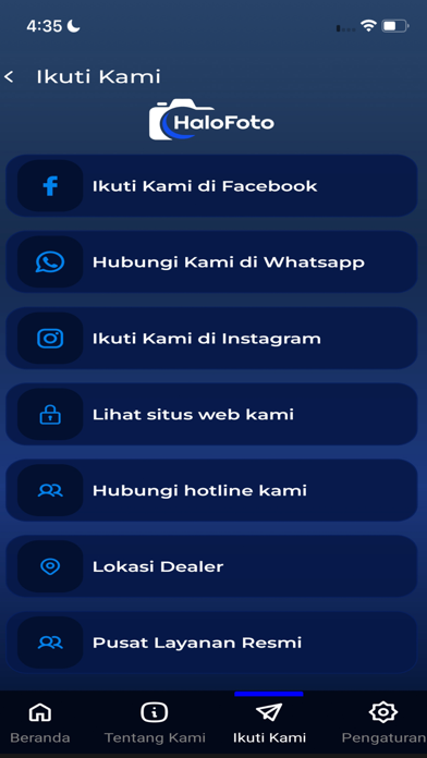 Halofoto App Screenshot