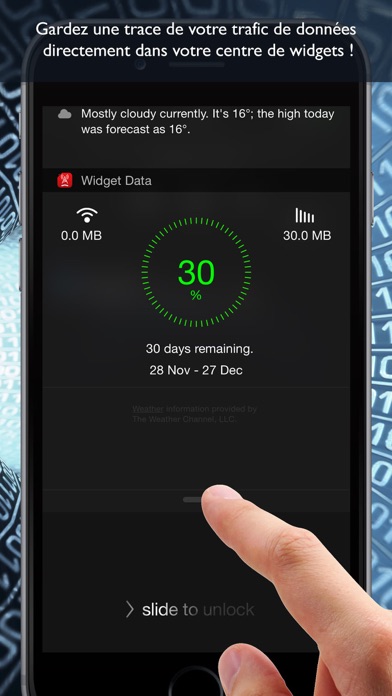 Screenshot #1 pour Widget Données Cellulaires