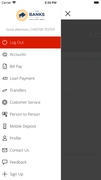 Buffalo Federal Bank Screenshot