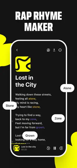 Game screenshot Lyric Studio - Rap Rhyme Maker hack