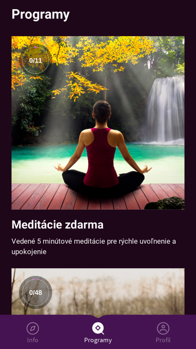 MEDOK - meditácie a sebarozvoj Screenshot 2 - AppWisp.com MEDOK - meditácie a sebarozvoj Screenshot 2 - AppWisp.com