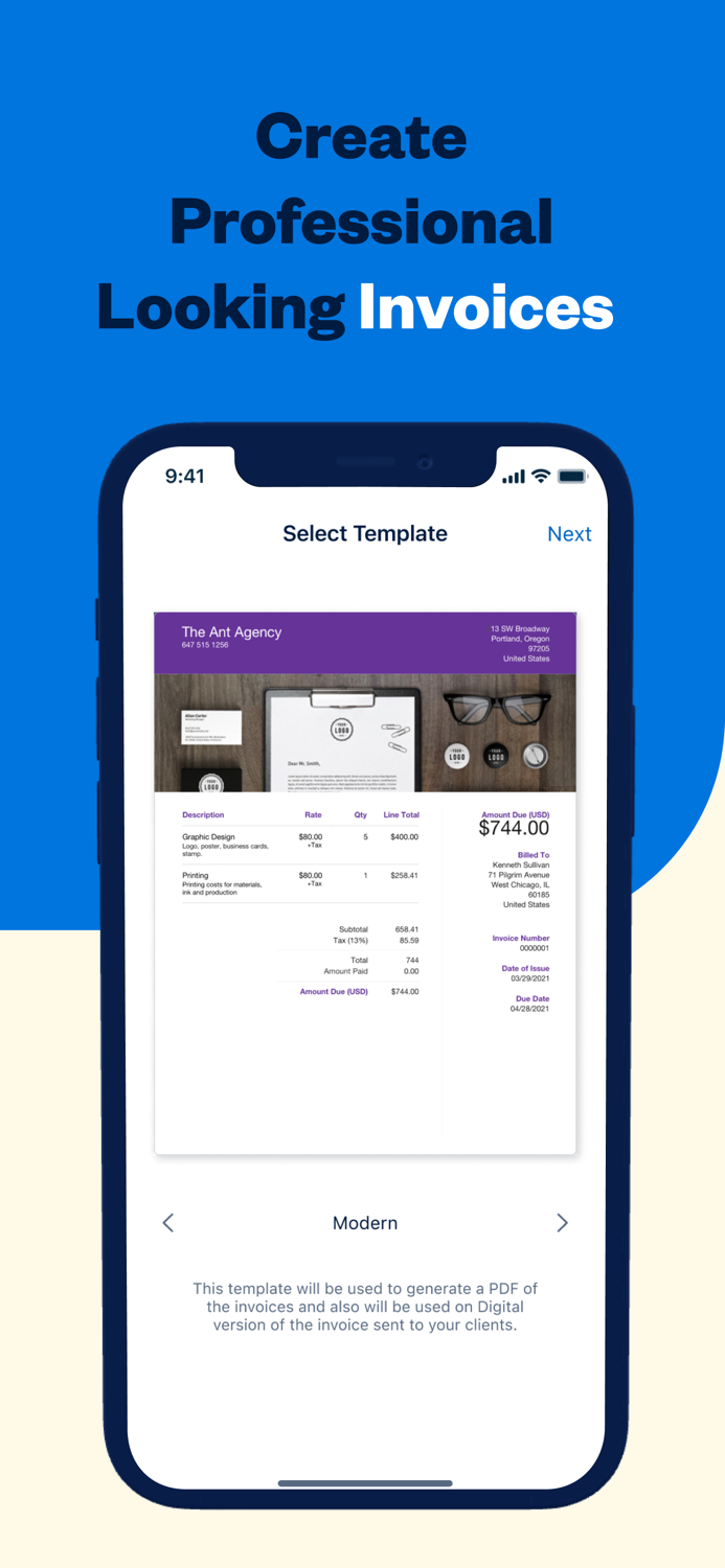 FreshBooks Invoicing App
