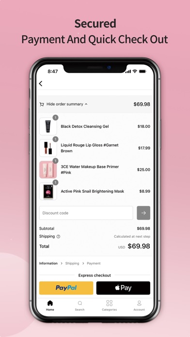 SKIN NOTE Screenshot