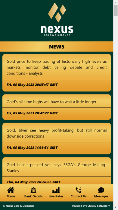 Nexus Gold And Diamonds Screenshot
