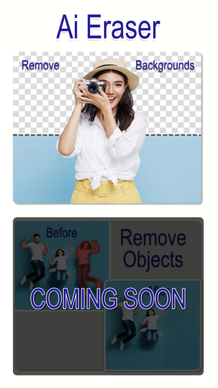 AI Remove Objects and background