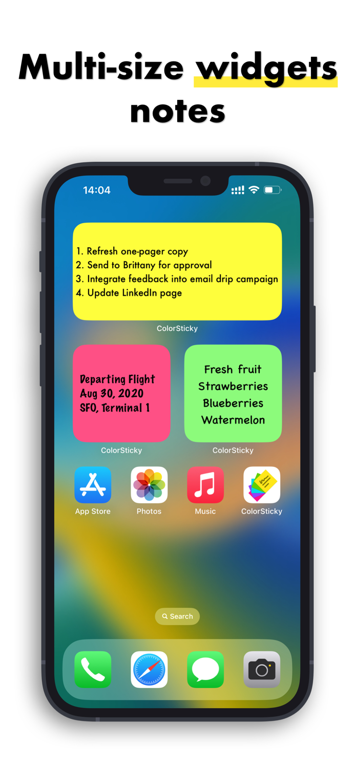 ColorSticky  StickyNotes App