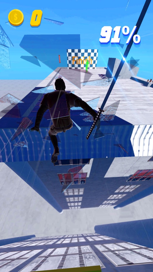 #5. Rooftop Ninja Run (iOS) Podle: Mad Hook