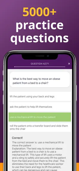Game screenshot CNA Practice Tests 2023 apk