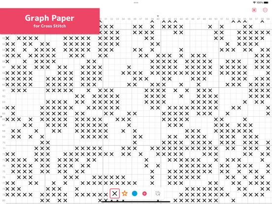 Stitch Graph Paper iPad screenshot 1 - Productivity app