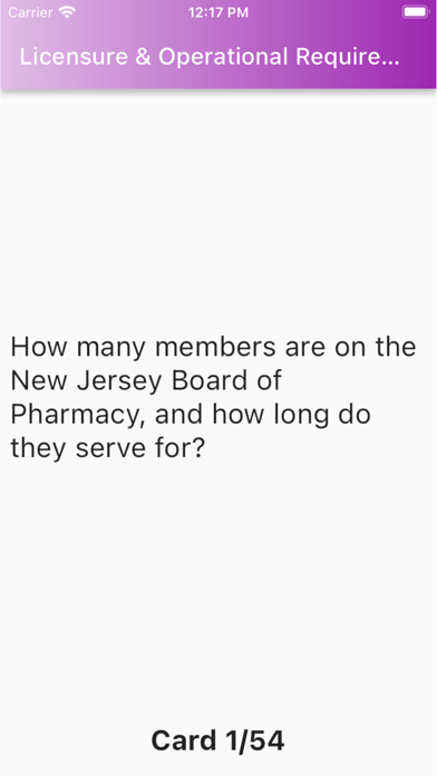 NJ Pharmacy Law Test Prep Screenshot