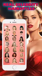 try on celebrity hairstyles iphone screenshot 2