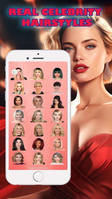 Try On Celebrity Hairstyles Screenshot