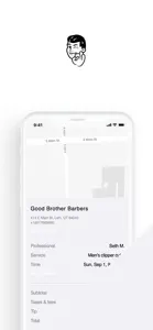 Good Brother Barbers screenshot #1 for iPhone