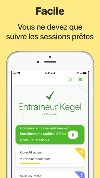 Screenshot #1 pour Entraineur Kegel et Exercices