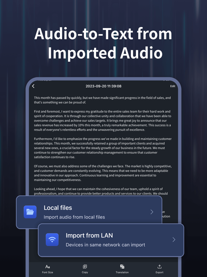VoiceTranscribe-Speech to Text
