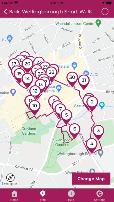 Wellingborough Town Trails Screenshot