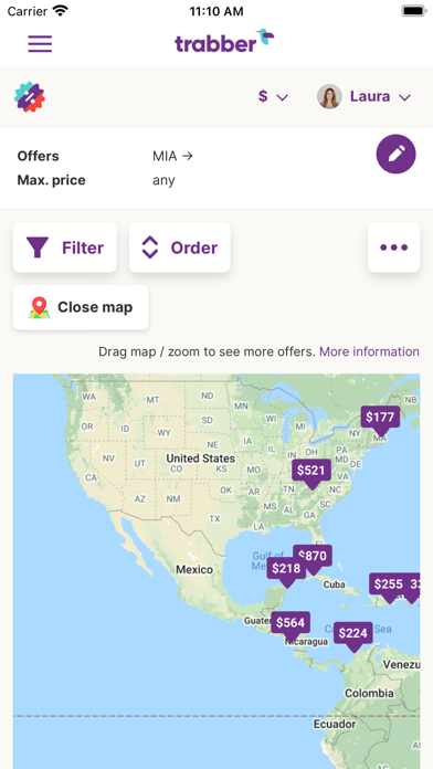 Trabber: Flights, Hotels, Cars Screenshot