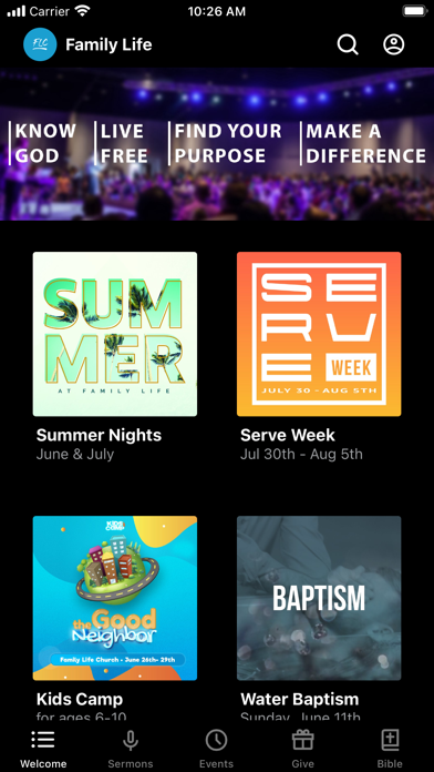 Family Life Church Lafayette Screenshot