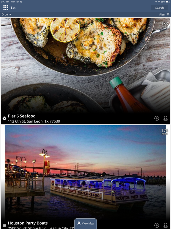 Visit Bay Area Houston iPad screenshot 8 - Travel app