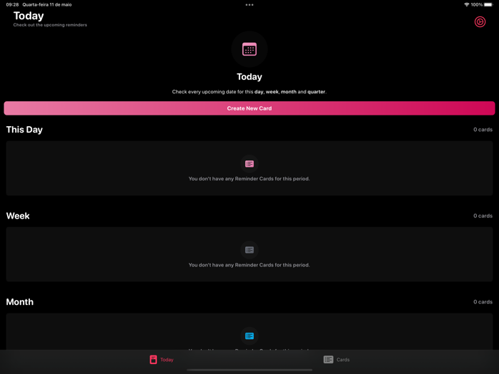 Reminder Cards Days-Birthdays