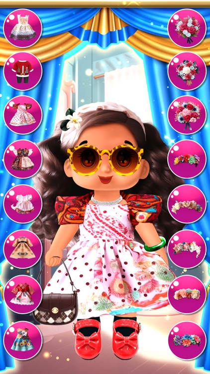 Shaam Doll Dress Up & Makeover