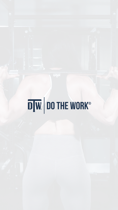 DO THE WORK Fitness Screenshot