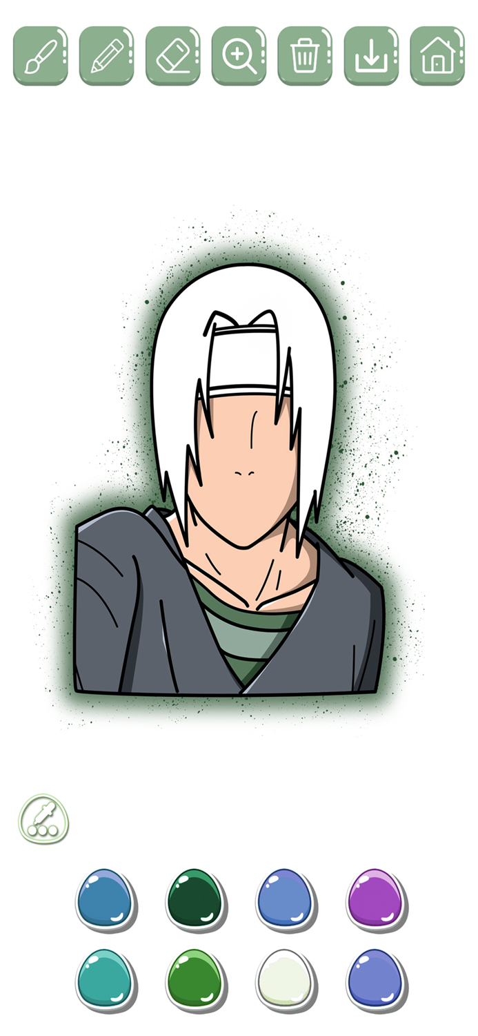 Manga and Anime coloring book