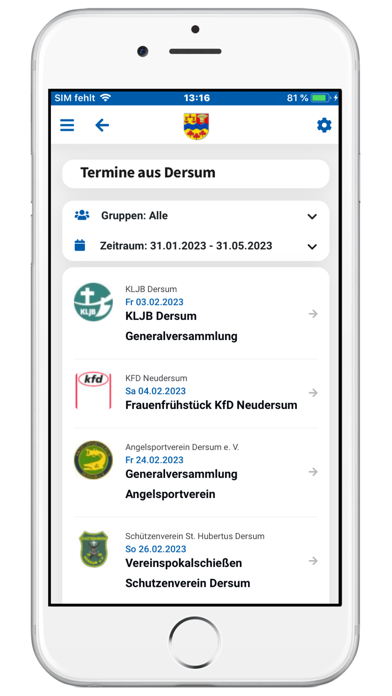 Dersum App Screenshot