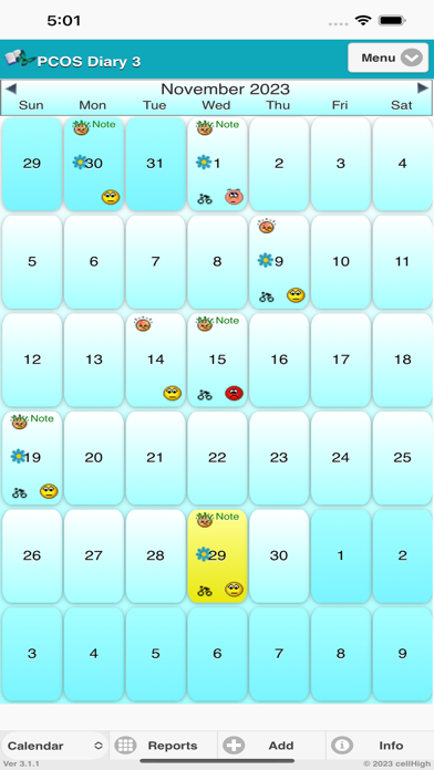 PCOS Diary 3 Screenshot
