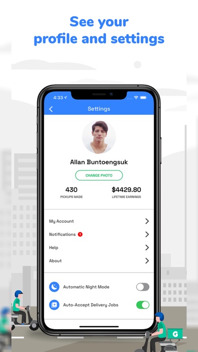 Gomo Fleet: Delivery Screenshot