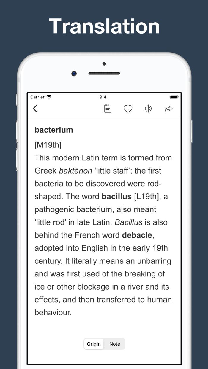 English Origin Dictionary