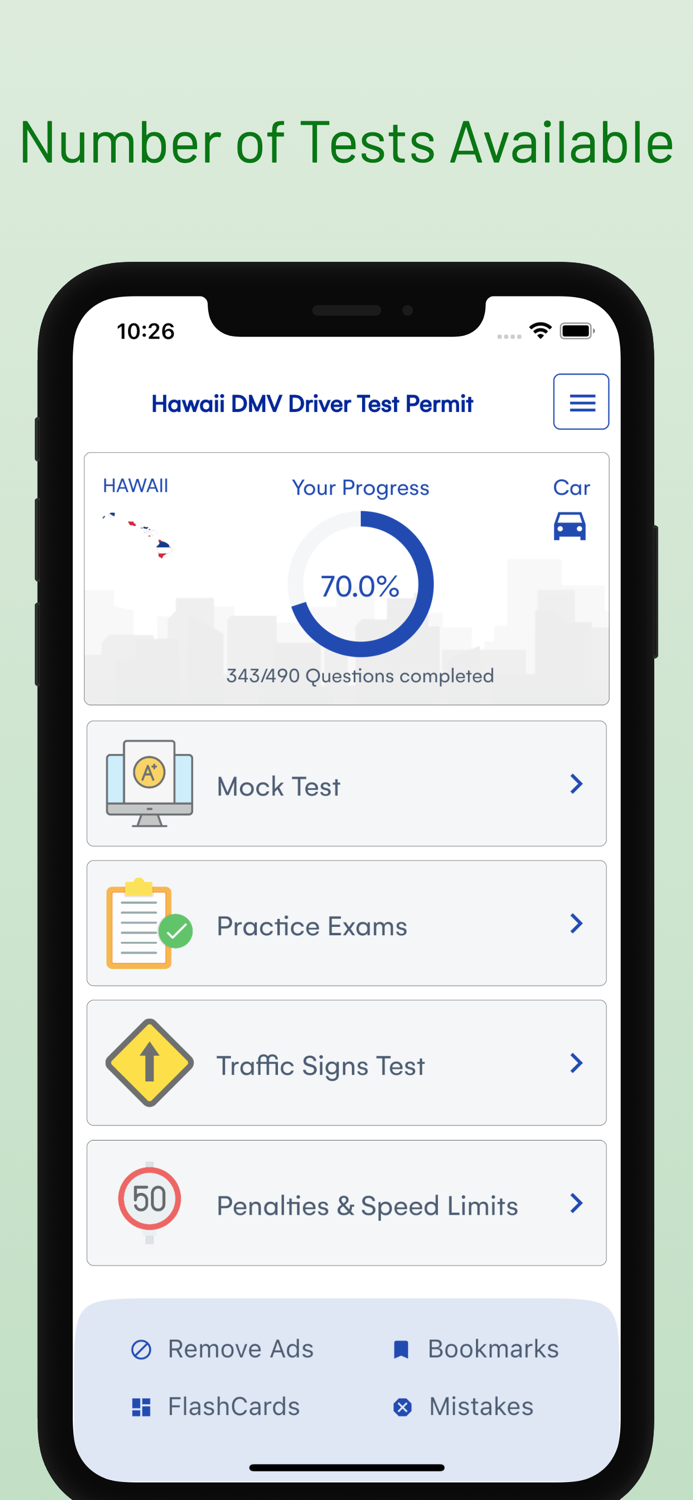 Hawaii DMV Drivers Permit Test