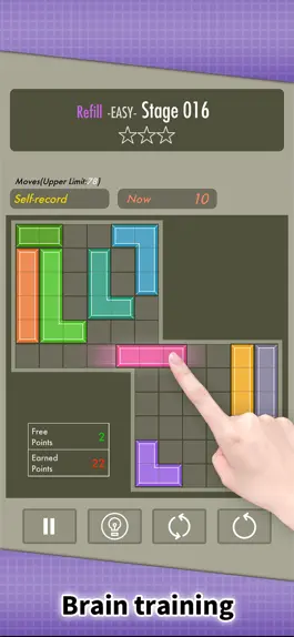 Game screenshot BlockPuzzle - Escape/Refill apk