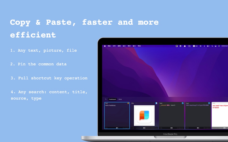 #1. PasteEasy (macOS) 由: 婷玉 罗