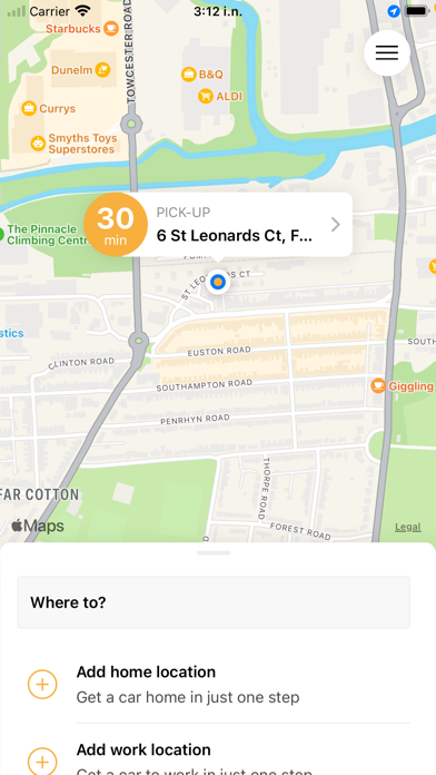Bounds Taxis - Northampton Screenshot