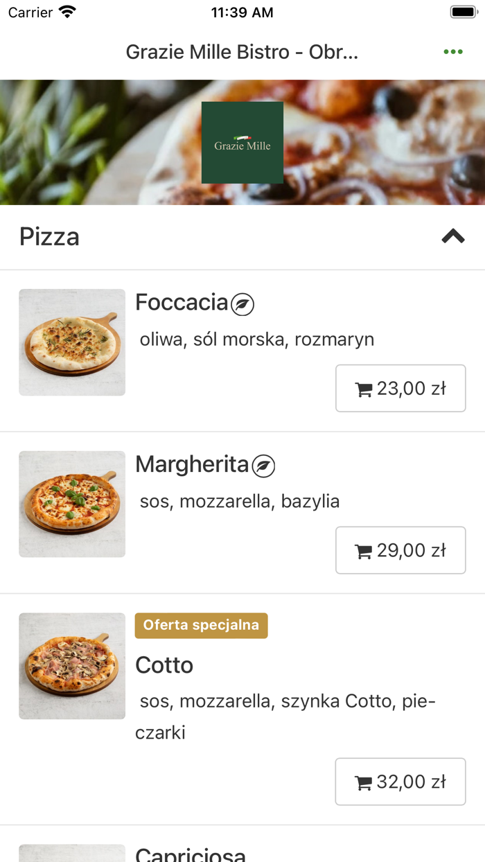 Grazie Mille Pizza Express