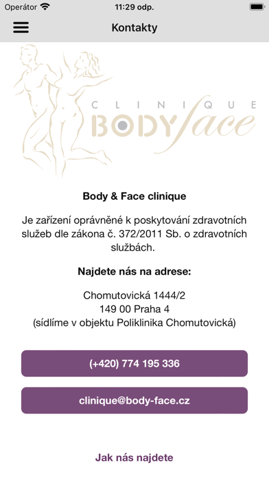 Body Face CZ Screenshot
