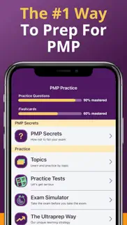 pmp exam practice 2024 iphone screenshot 1