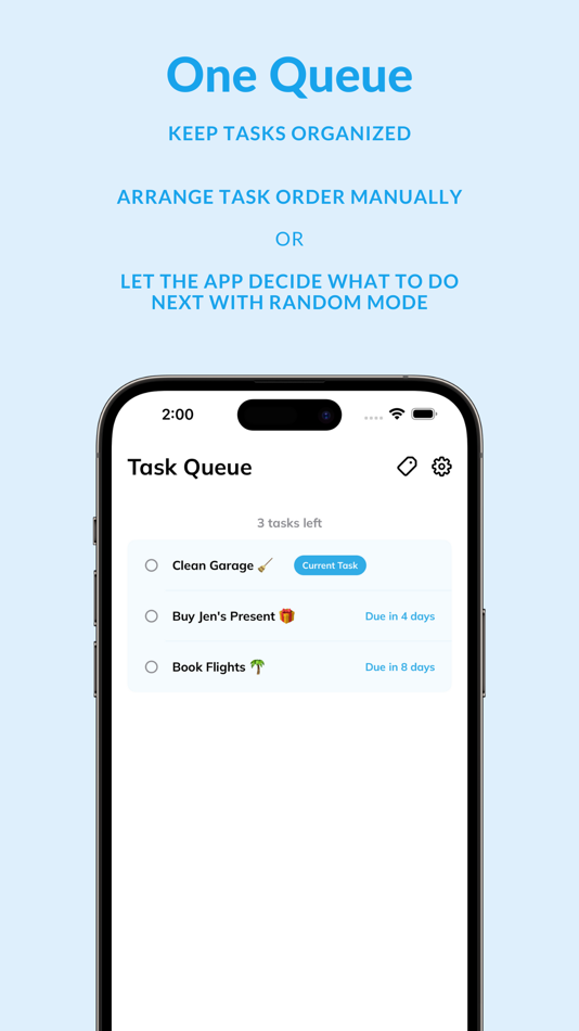 #4. Just One Task (iOS) 由: Noora Maeda