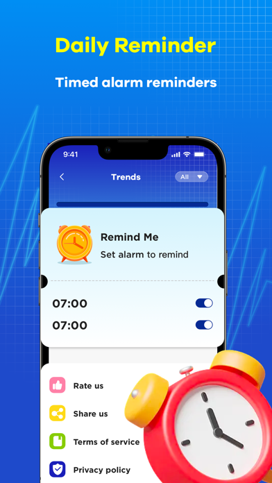 Health Record-Blood Pressure Screenshot